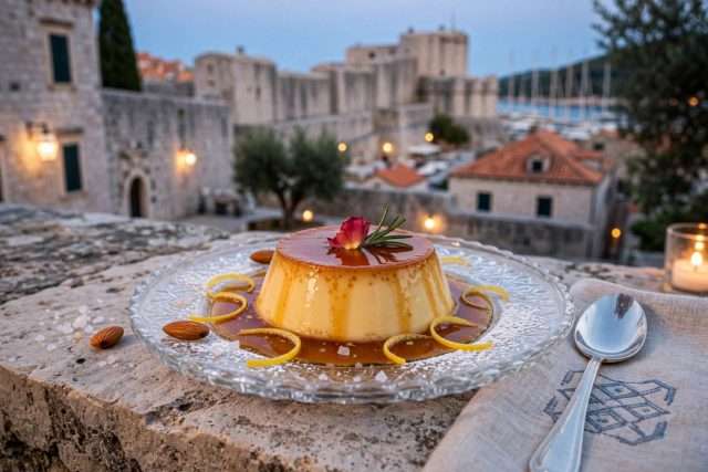 Dubrovacka Rozata – Skulptura Od Karamela AI Foto 640x427