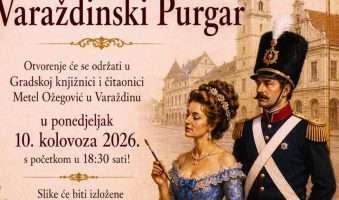 Izložba 4. Likovne kolonije “Varaždinski Purgar” u Gradskoj knjižnici