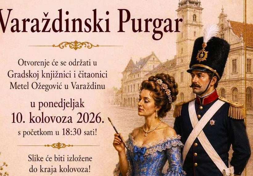 Izložba 4. Likovne kolonije “Varaždinski Purgar” u Gradskoj knjižnici