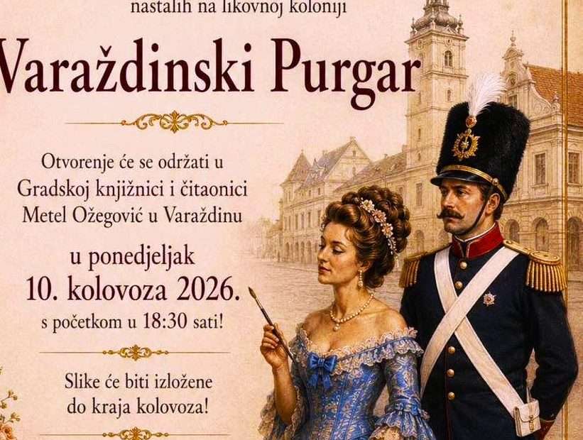 Izložba 4. Likovne kolonije “Varaždinski Purgar” u Gradskoj knjižnici