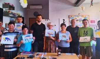 kreativno zabavna likovna radionica za osobe stambene zajednice mali princ ĐurĐevac (1)