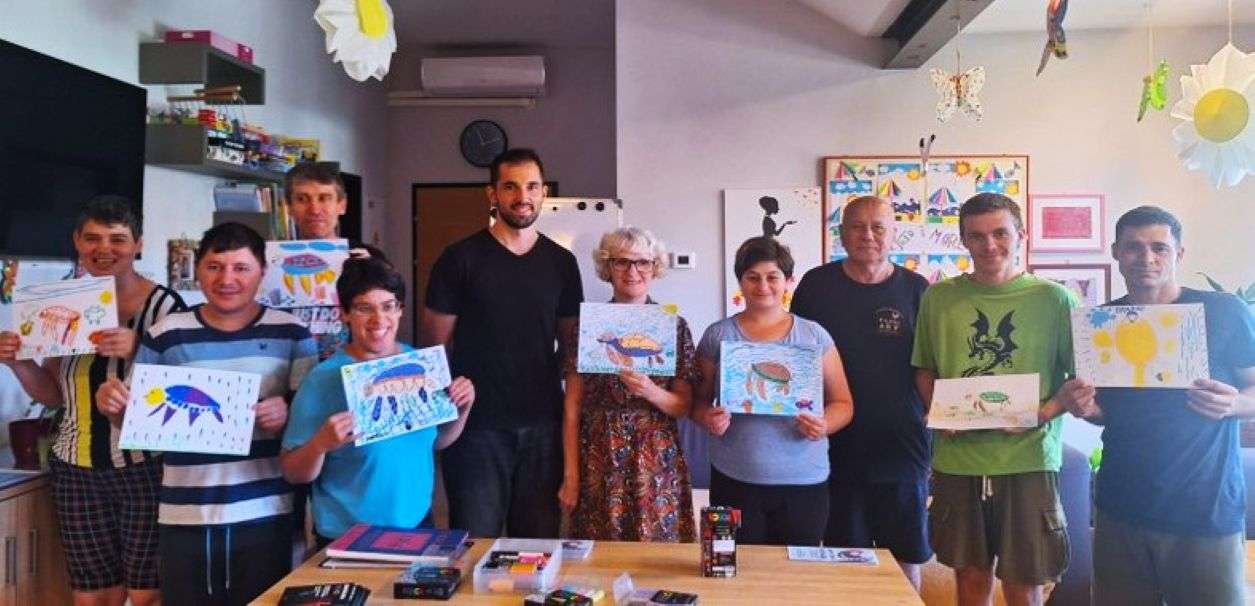 kreativno zabavna likovna radionica za osobe stambene zajednice mali princ ĐurĐevac (1)
