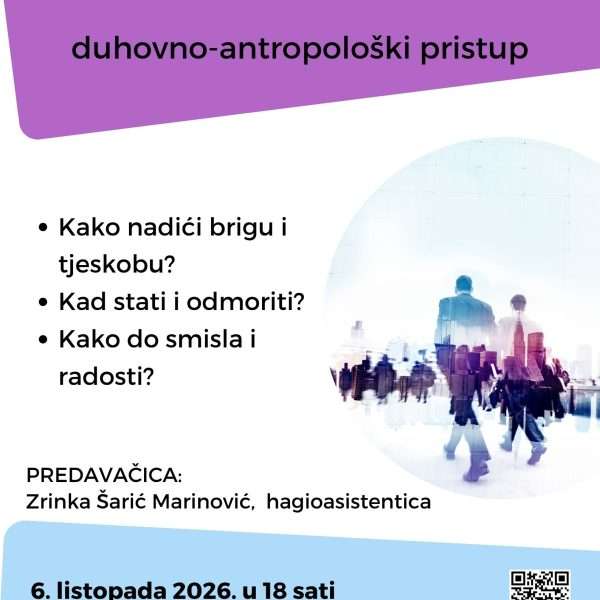 Moja friki obitelj - film u kinima Poziv na predavanje: “Bolesti modernog doba – duhovno-antropološki pristup”, 6. listopada