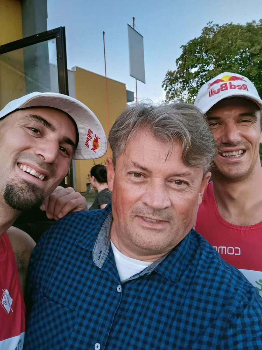 braca sinkovic dobrano se pofajtali u skifu na dravi u osijeku
