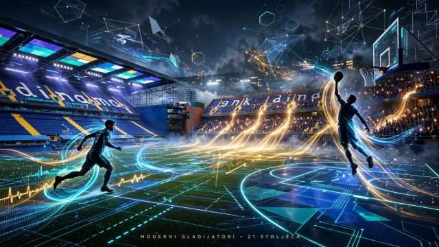 MODERNI GLADIJATORI 21. STOLJEĆA: Geometrija borbe, digitalni puls i estetika sportskog ekrana moderni gladijatori 21. stoljeĆa geometrija borbe, digitalni puls i estetika sportskog ekrana ai foto