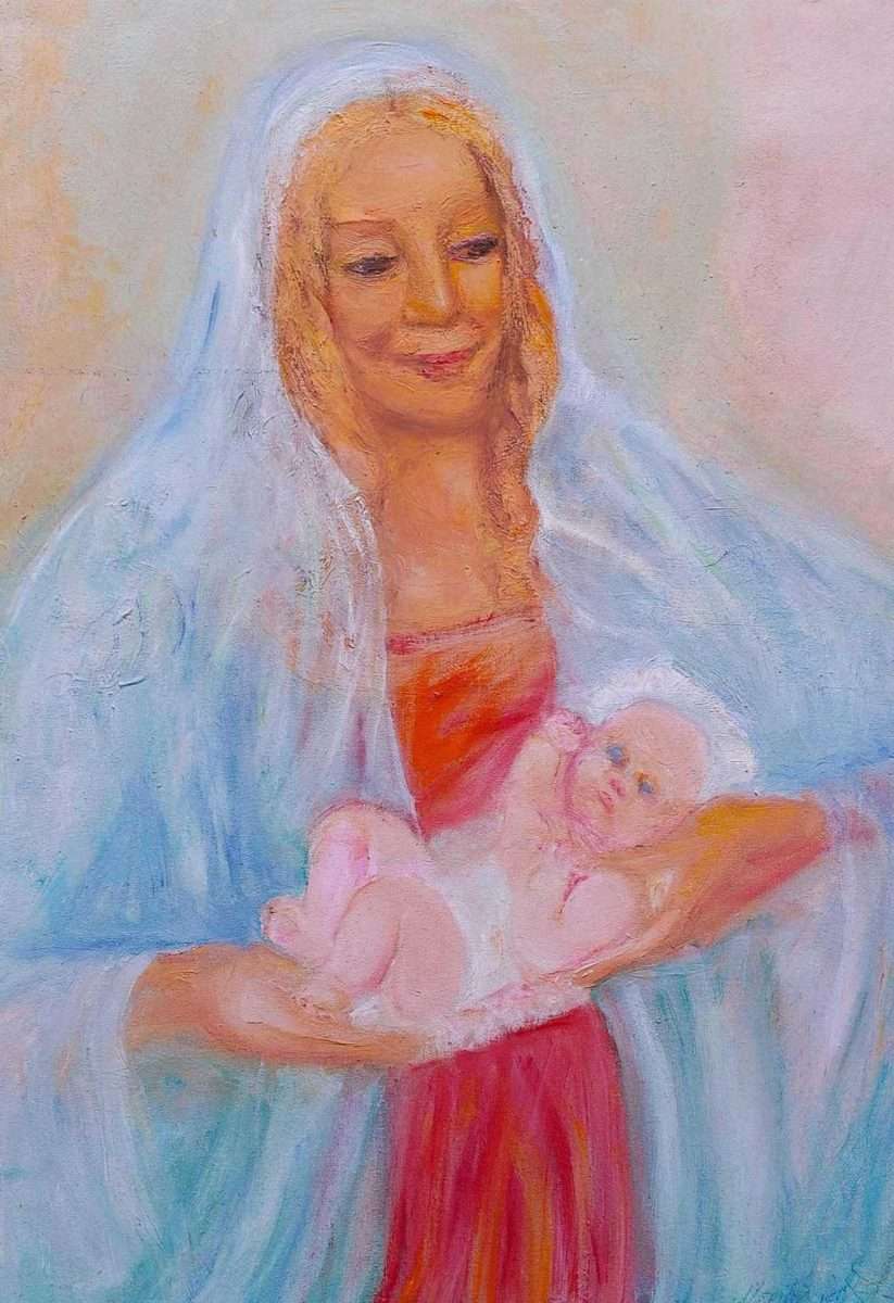 nada martinjak majka i dijete ulje platno 2014
