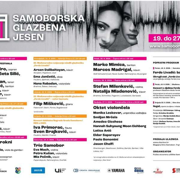 Uvertira u 51. Samoborsku glazbenu jesen – program posvećen Ferdi Livadiću