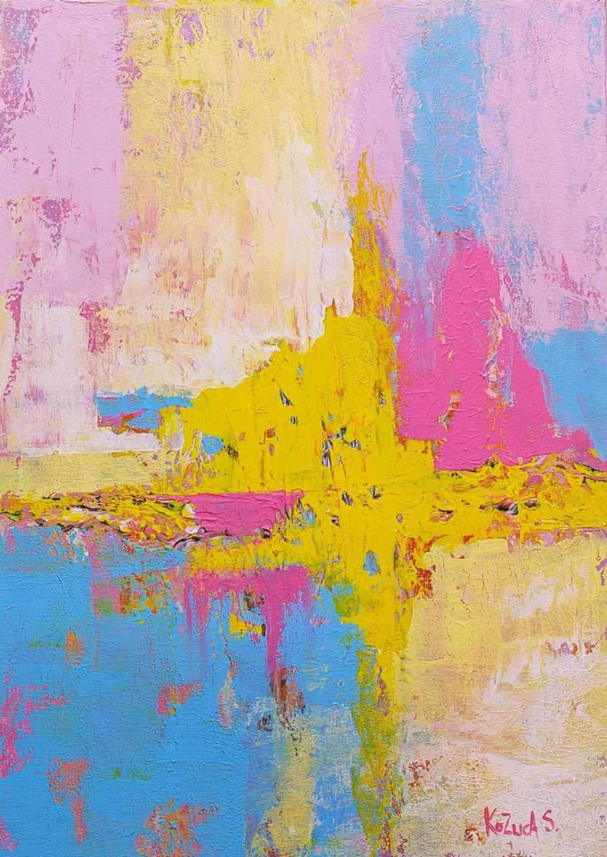 sanja kozilca san ljetnje noĆi akril platno 70 x 50