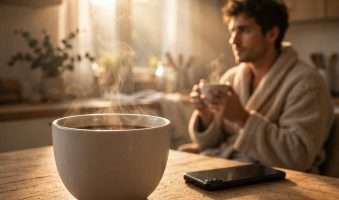 morning coffee scene nemoj me ništa pitati ai foto