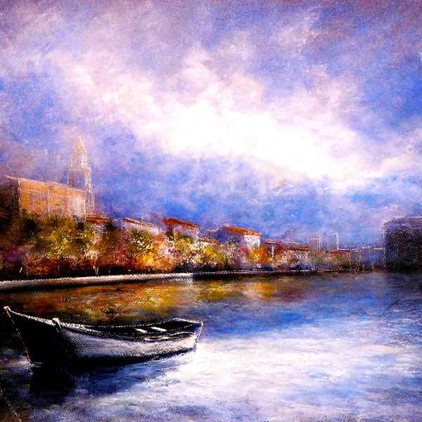 Art Postcards (2): Ozbiljni morski smiraj – Ponosni pozdrav iz Splita u čast svetoga Duje
