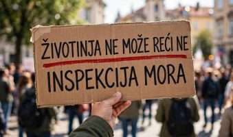 Životinja ne moŽe reĆi ne — inspekcija mora meta ai foto