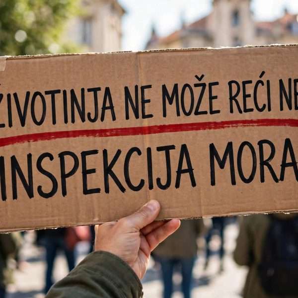 Životinja ne moŽe reĆi ne — inspekcija mora meta ai foto