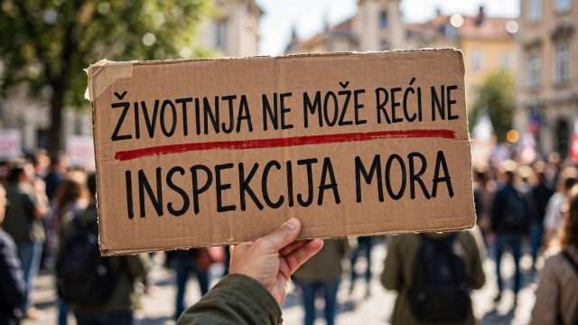 Životinja ne moŽe reĆi ne — inspekcija mora meta ai foto