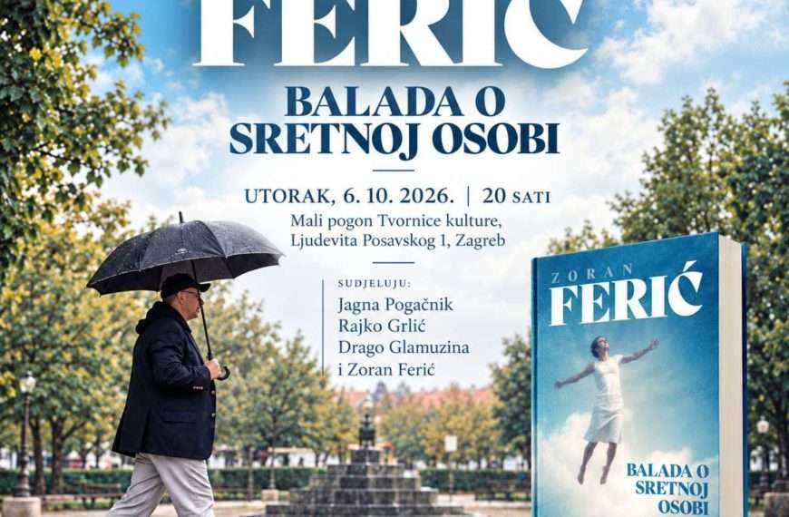 zoran ferić predstavlja novi roman balada o sretnoj osobi (2)