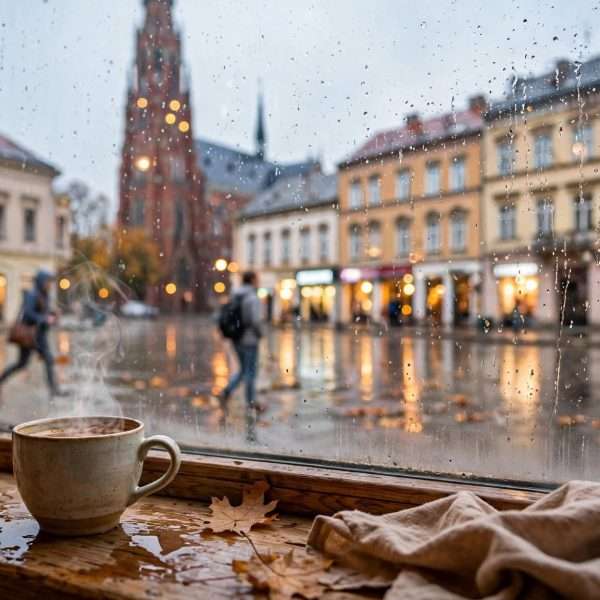 slavonske kišne razglednice za osijek meta ai foto