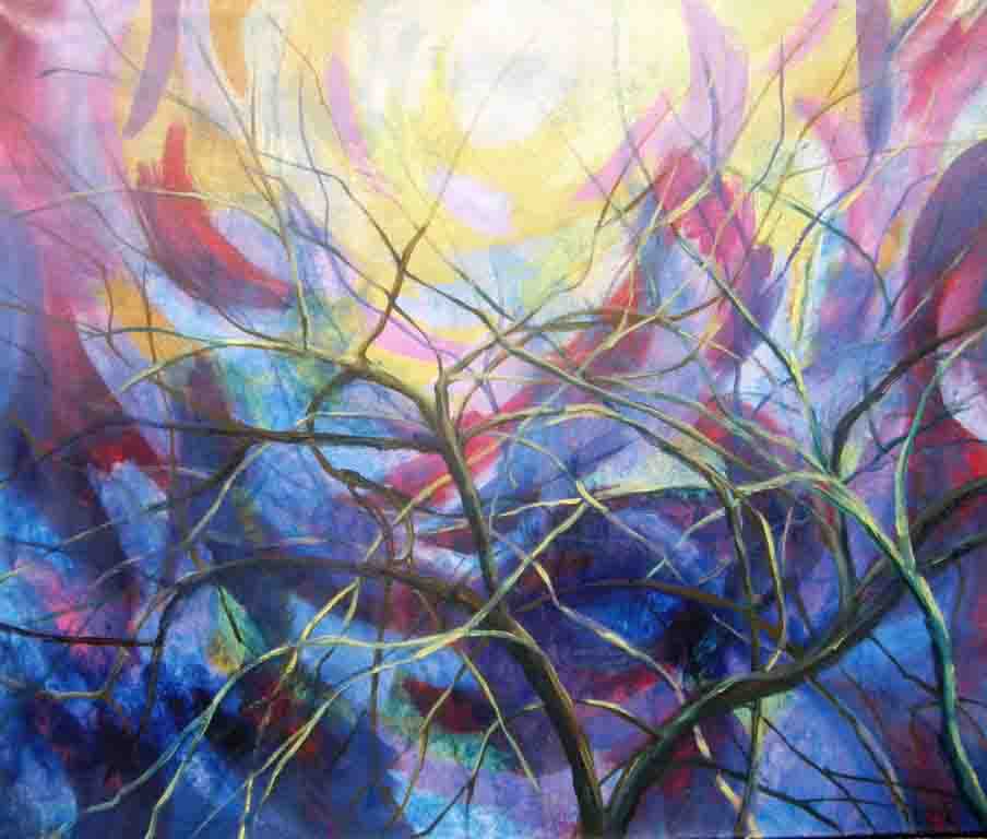 Nives Missoni-Zivotni isjecak prirode-2003 g ulje-platno 86 x 100 cm