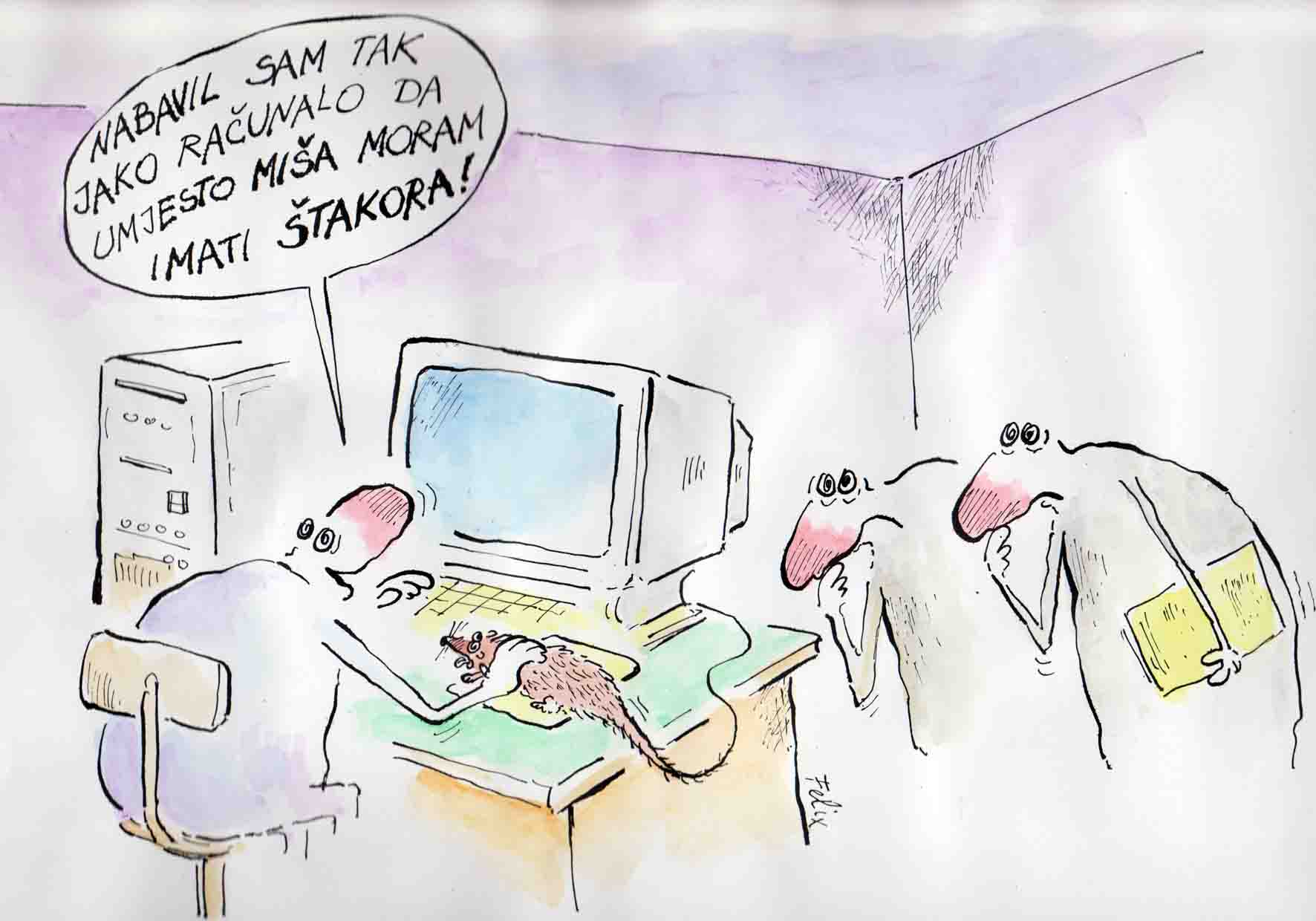 karikatura -štakor 001